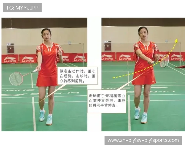 羽毛球头顶击球要领